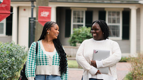 Students talking